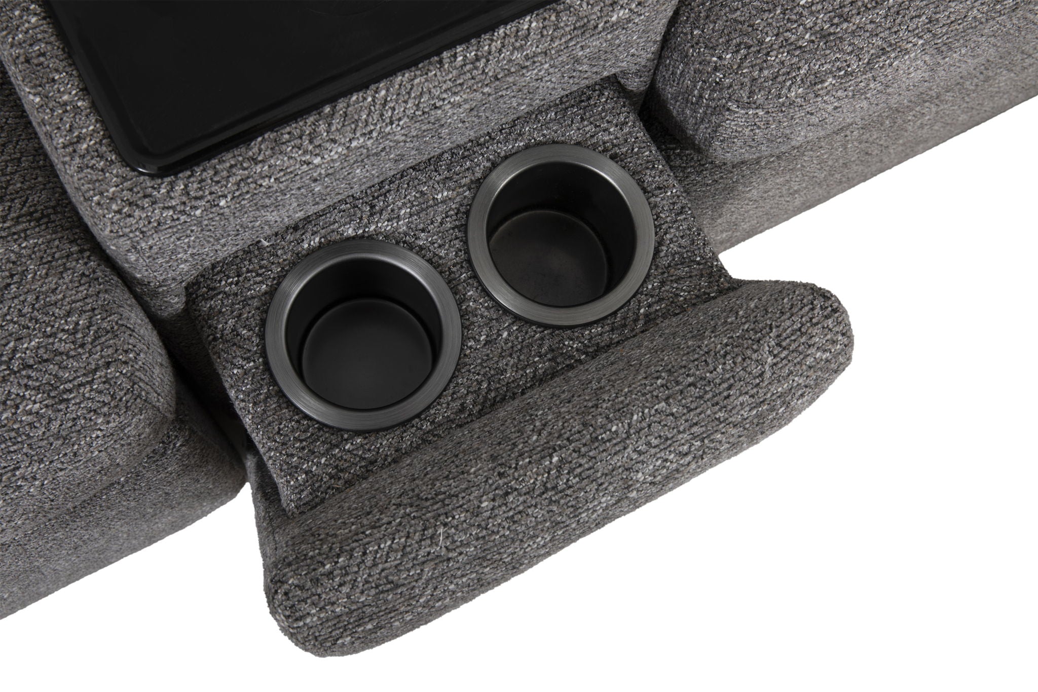 Kline - Tilt Console With Black Wireless Charger - Nightfall
