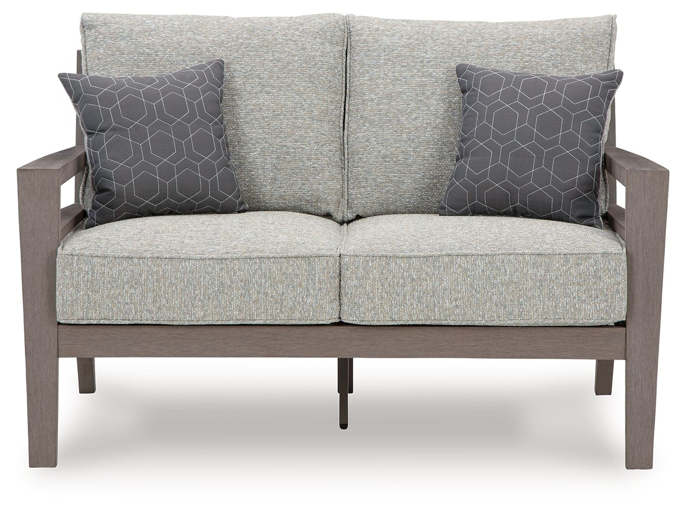 Hillside Barn - Gray / Brown - Loveseat W/Cushion - Urban Living Furniture (Los Angeles, CA)