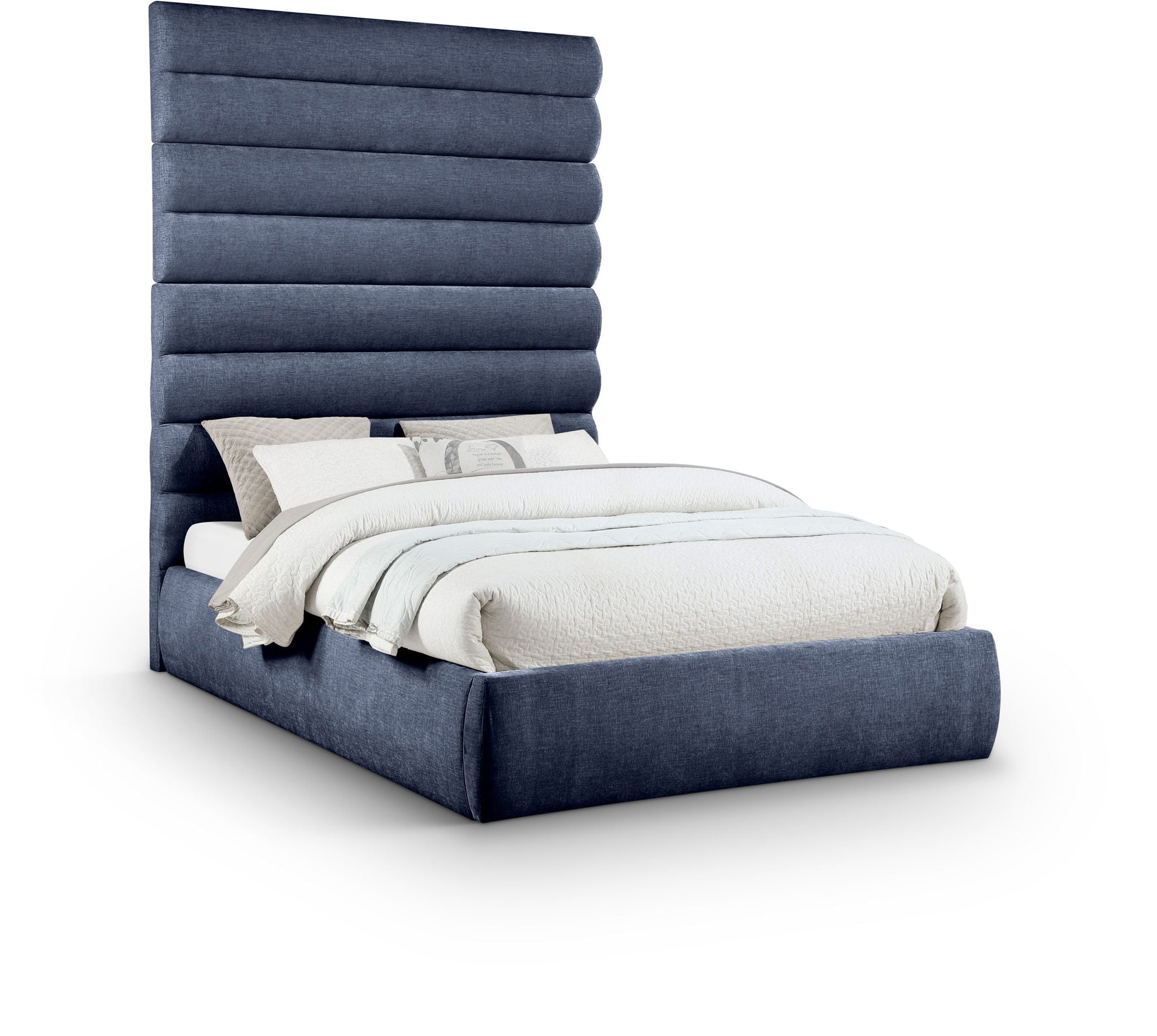 Adam - Chenille Fabric Bed With 89" Headboard - Urban Living Furniture (Los Angeles, CA)