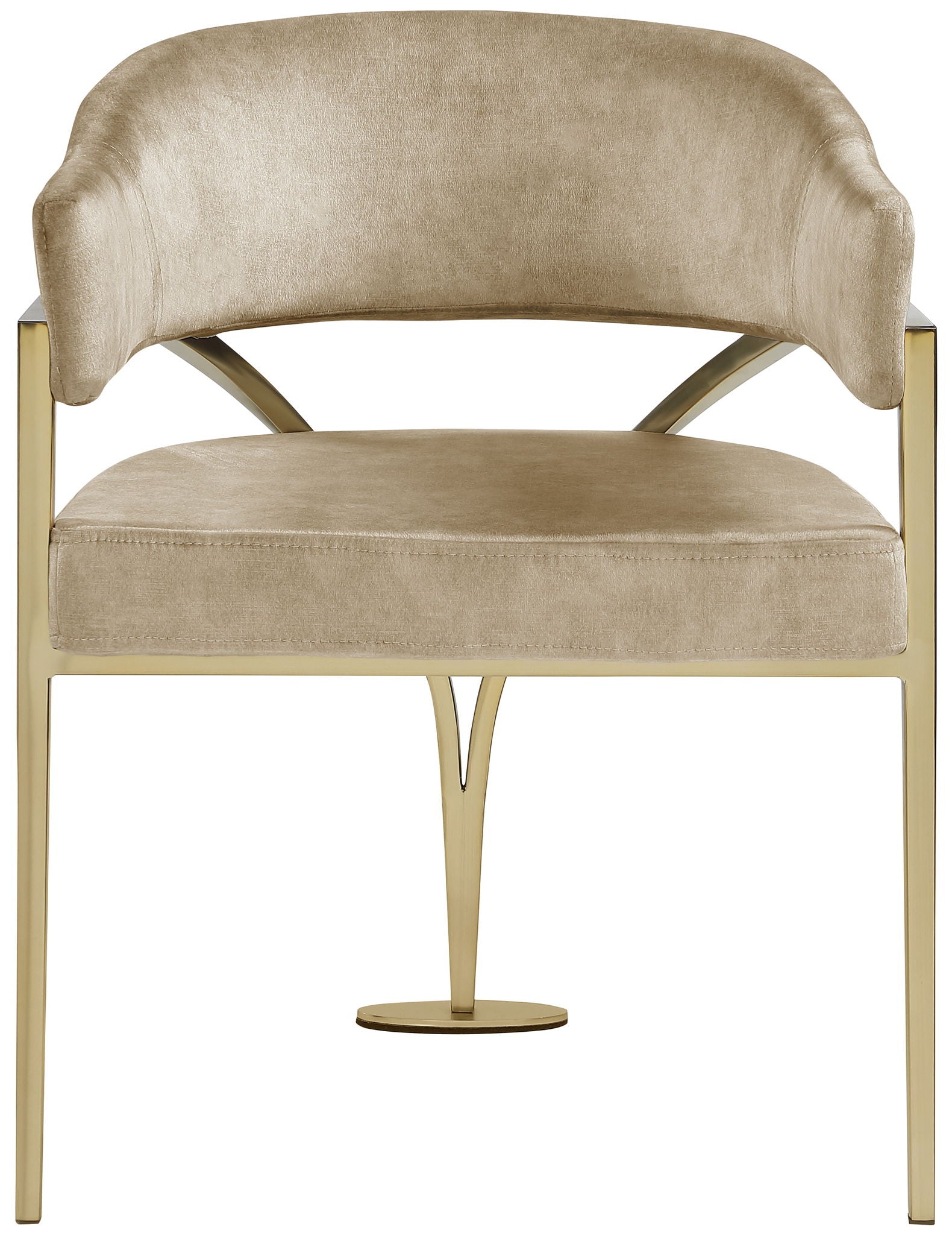 Madelyn - Dining Chair (Set of 2) - Brushed Brass - Urban Living Furniture (Los Angeles, CA)
