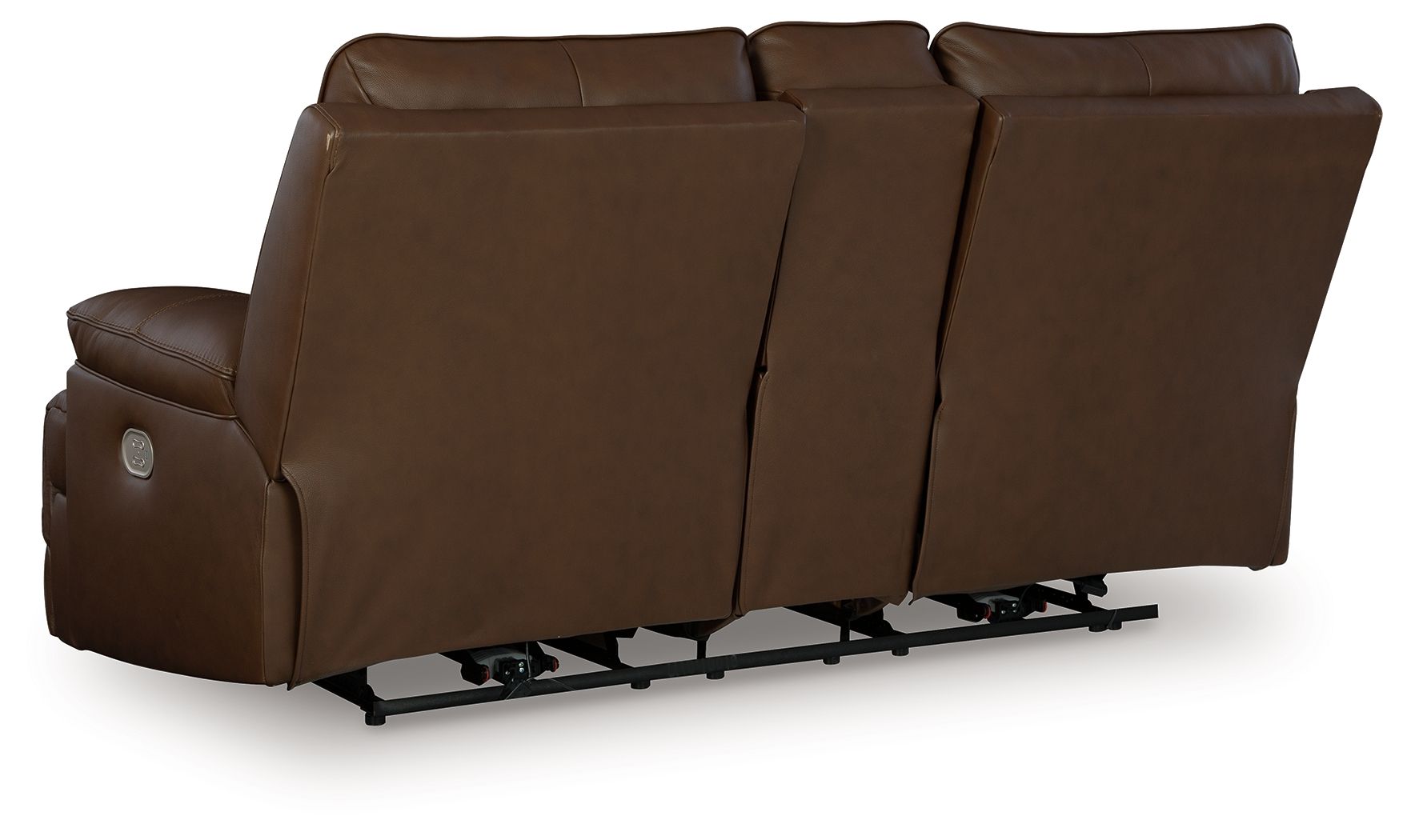 Vonryan - Tobacco - Power Reclining Loveseat With Console / Adj Headrest - Urban Living Furniture (Los Angeles, CA)