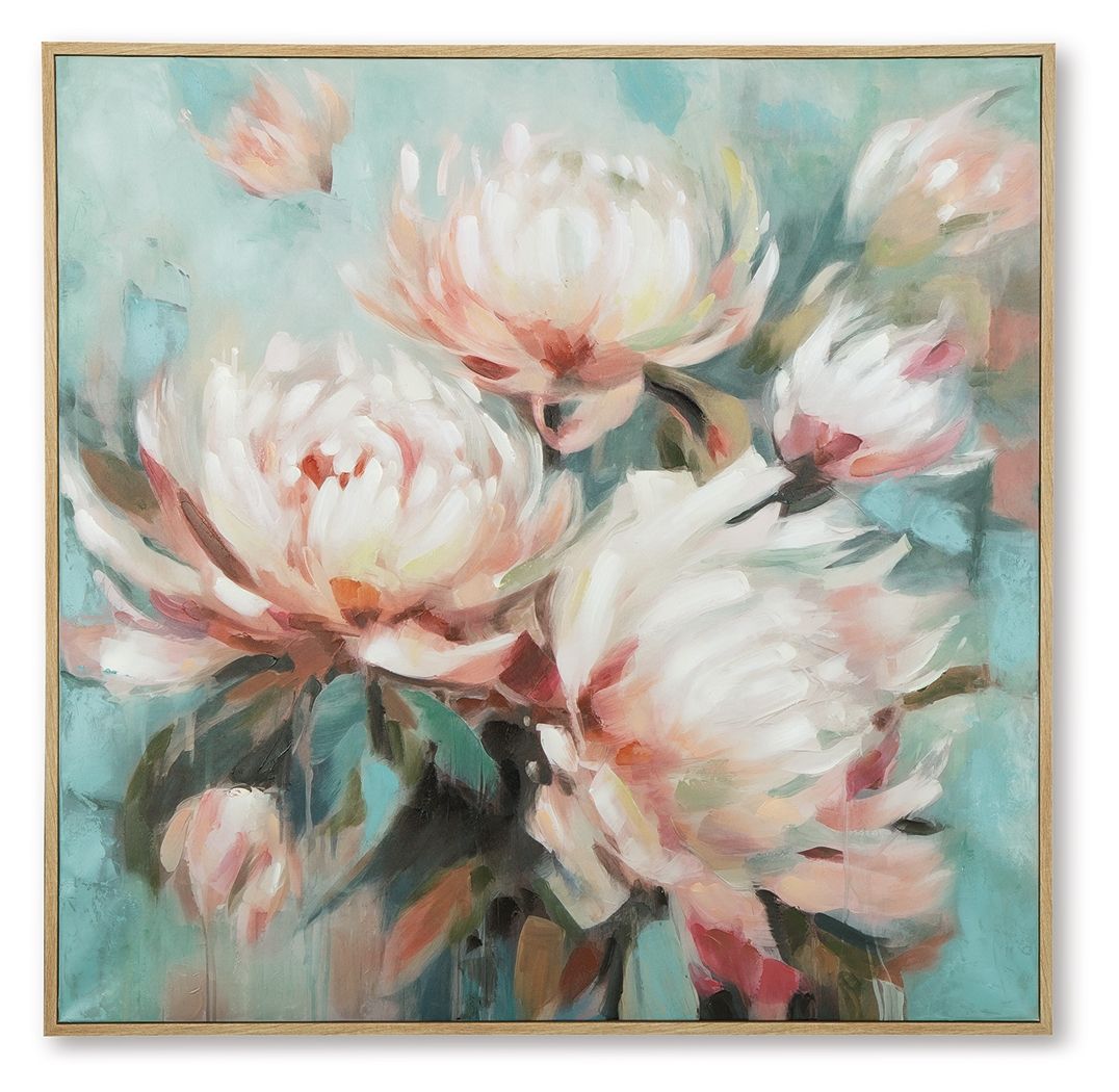 Parryville - Aqua / Pink - Wall Art - Urban Living Furniture (Los Angeles, CA)