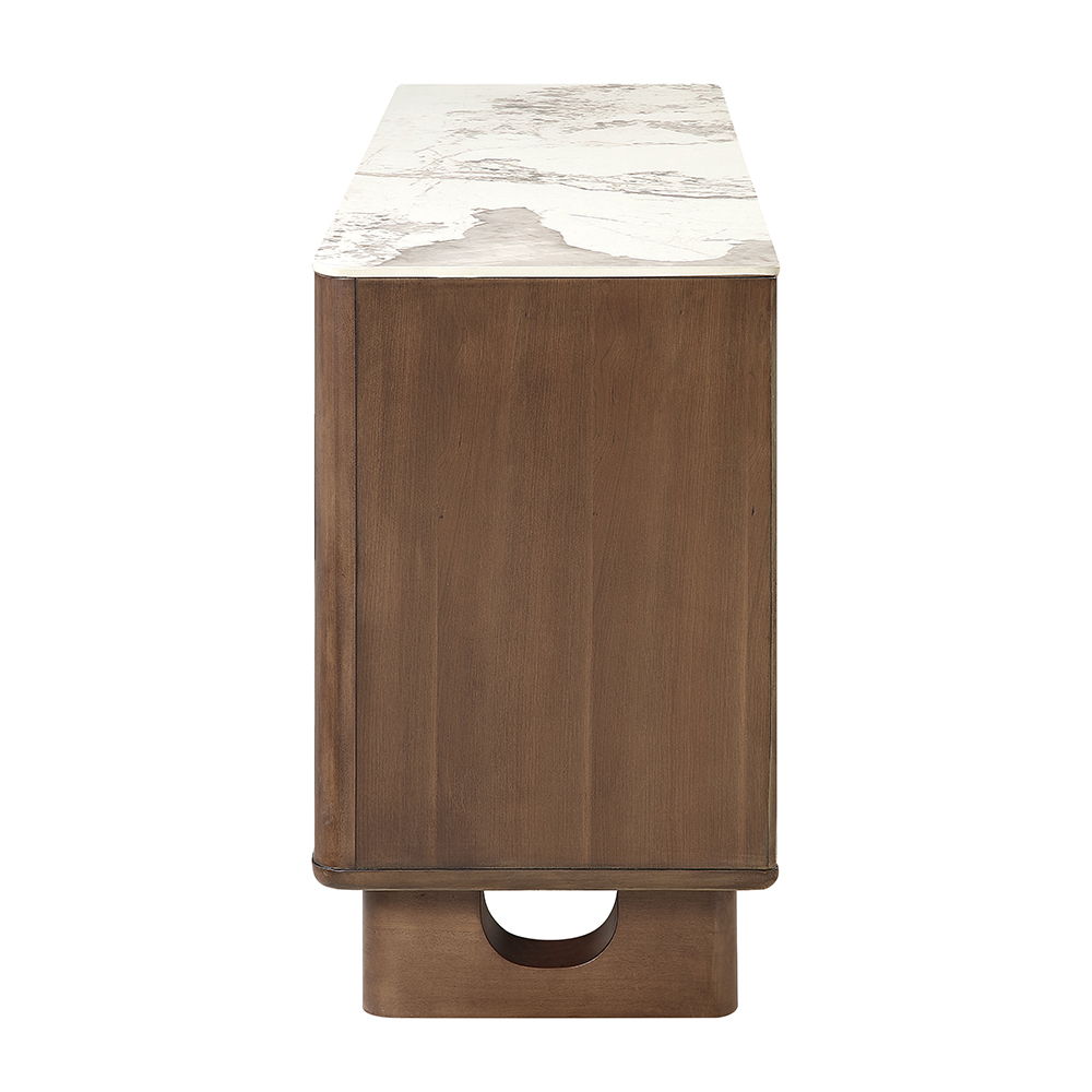 Harvey - Server With Ceramic Top - Walnut - Urban Living Furniture (Los Angeles, CA)