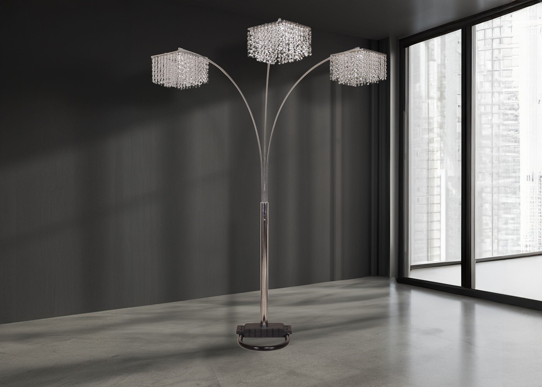 Floor Lamp - Gray - Urban Living Furniture (Los Angeles, CA)