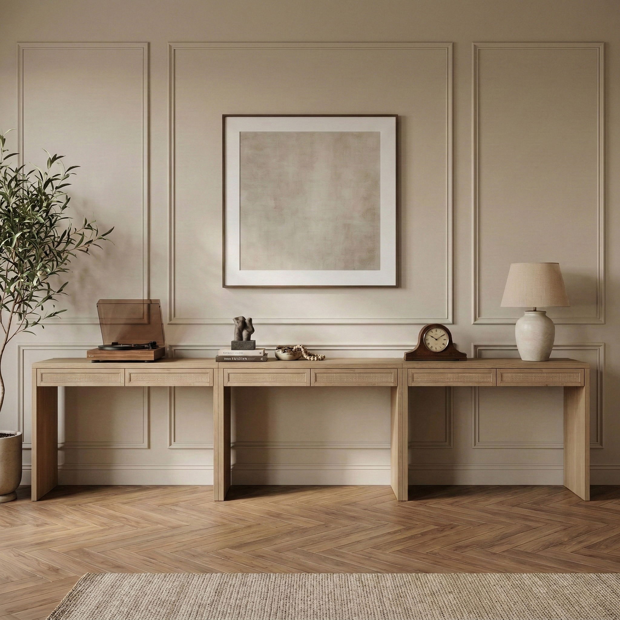 Avro - Solid Wood And Oak Veneer Desk - Urban Living Furniture (Los Angeles, CA)