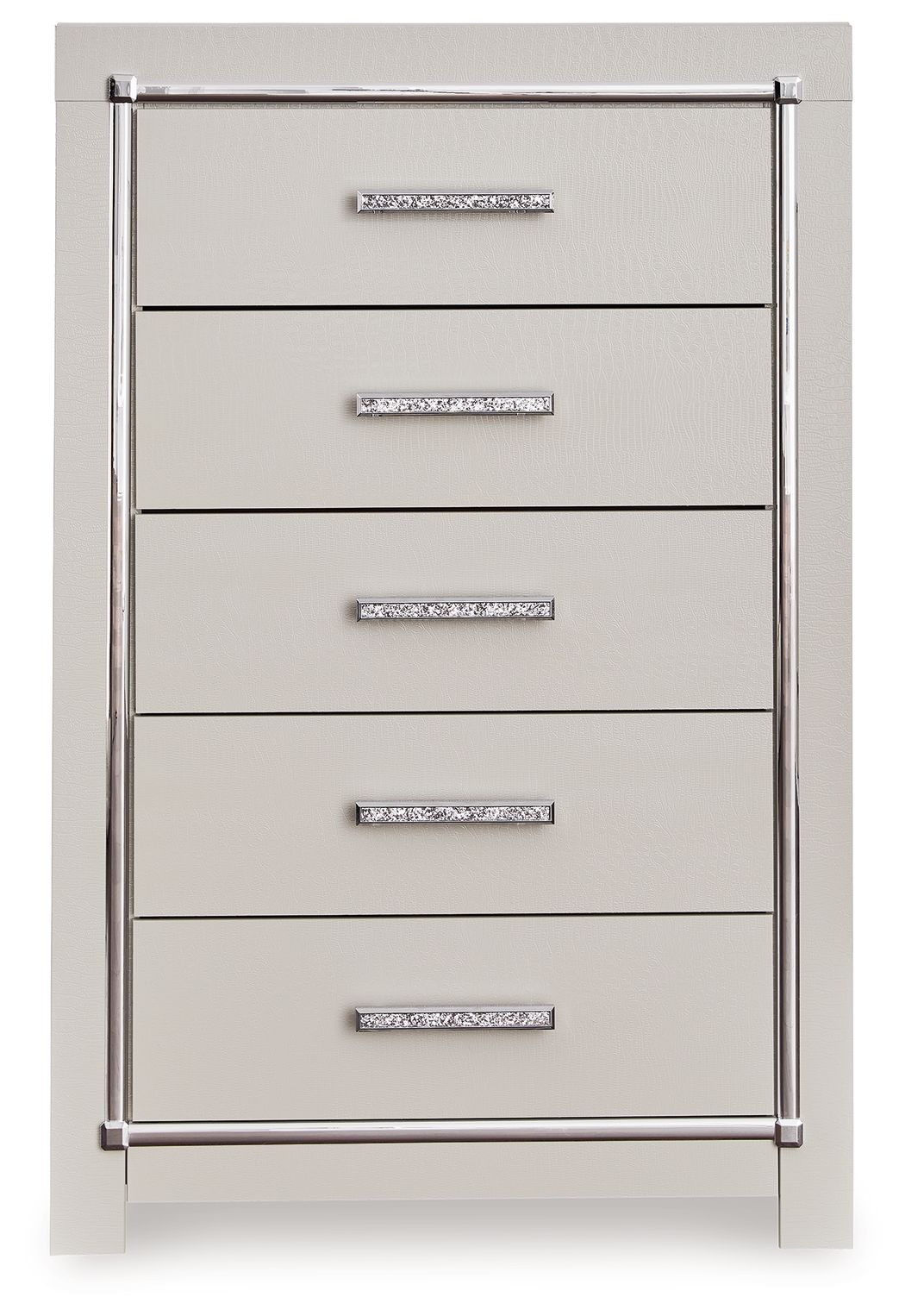 Zyniden - Silver - Five Drawer Chest - Urban Living Furniture (Los Angeles, CA)