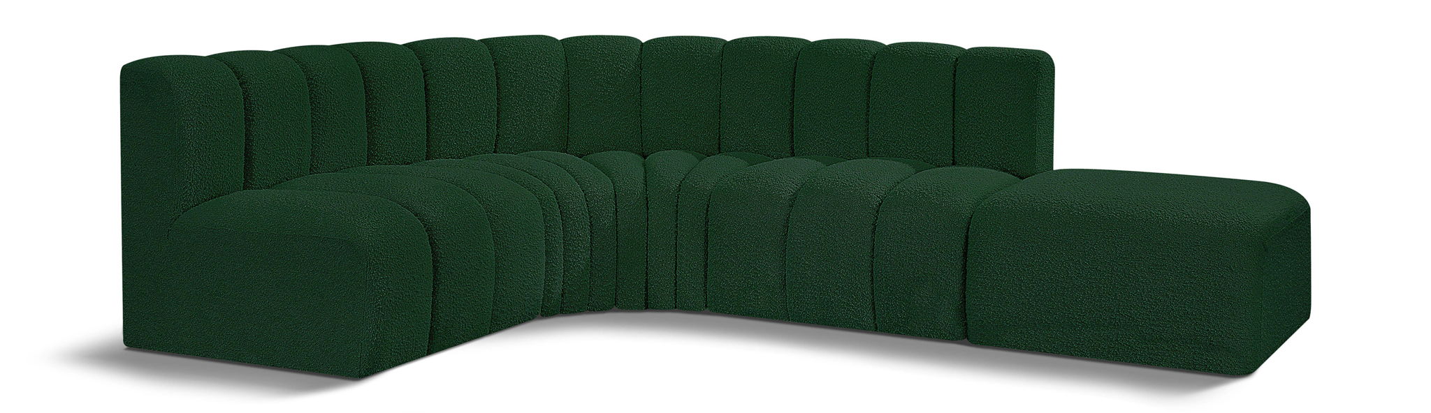 Arc - Boucle Fabric 5 Piece Corner Modular Sofa - Urban Living Furniture (Los Angeles, CA)