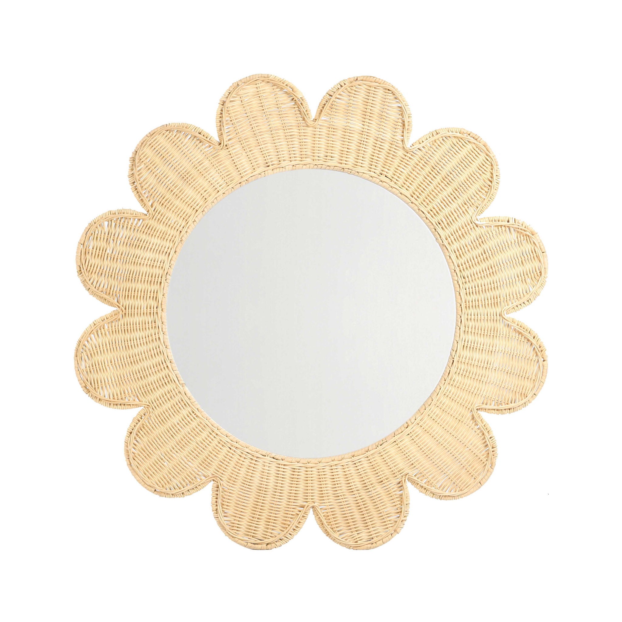 Coralie - Rattan Round Mirror - Urban Living Furniture (Los Angeles, CA)