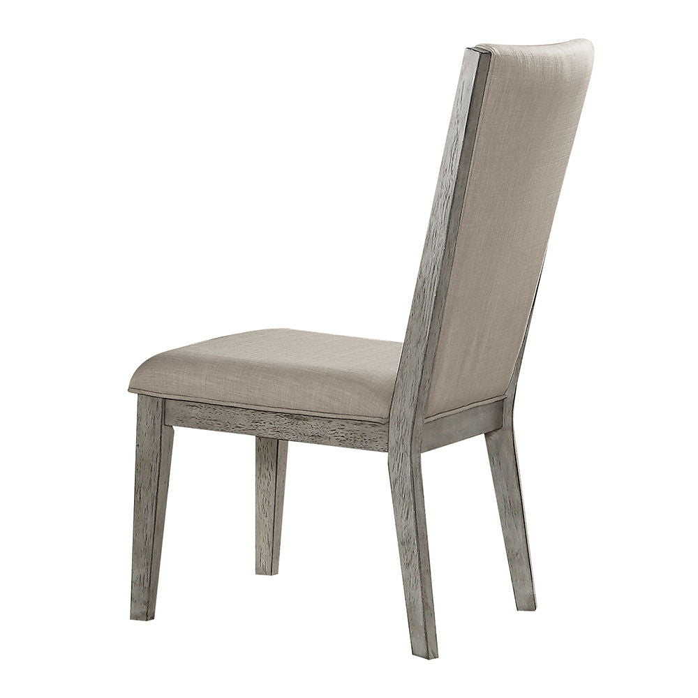 Rocky - Side Chair (Set of 2) - Fabric & Gray Oak - Urban Living Furniture (Los Angeles, CA)