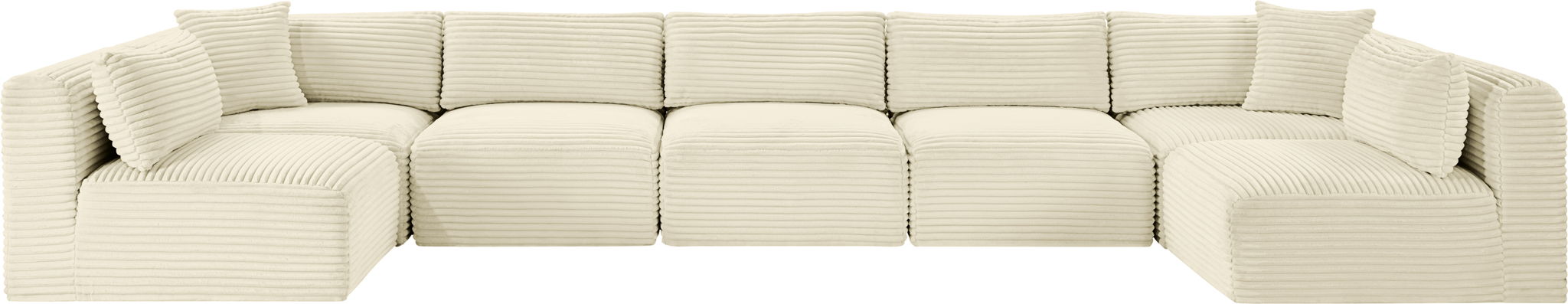 Shaggy - 7 Piece Modular U-Shaped Armless Sectional - Urban Living Furniture (Los Angeles, CA)