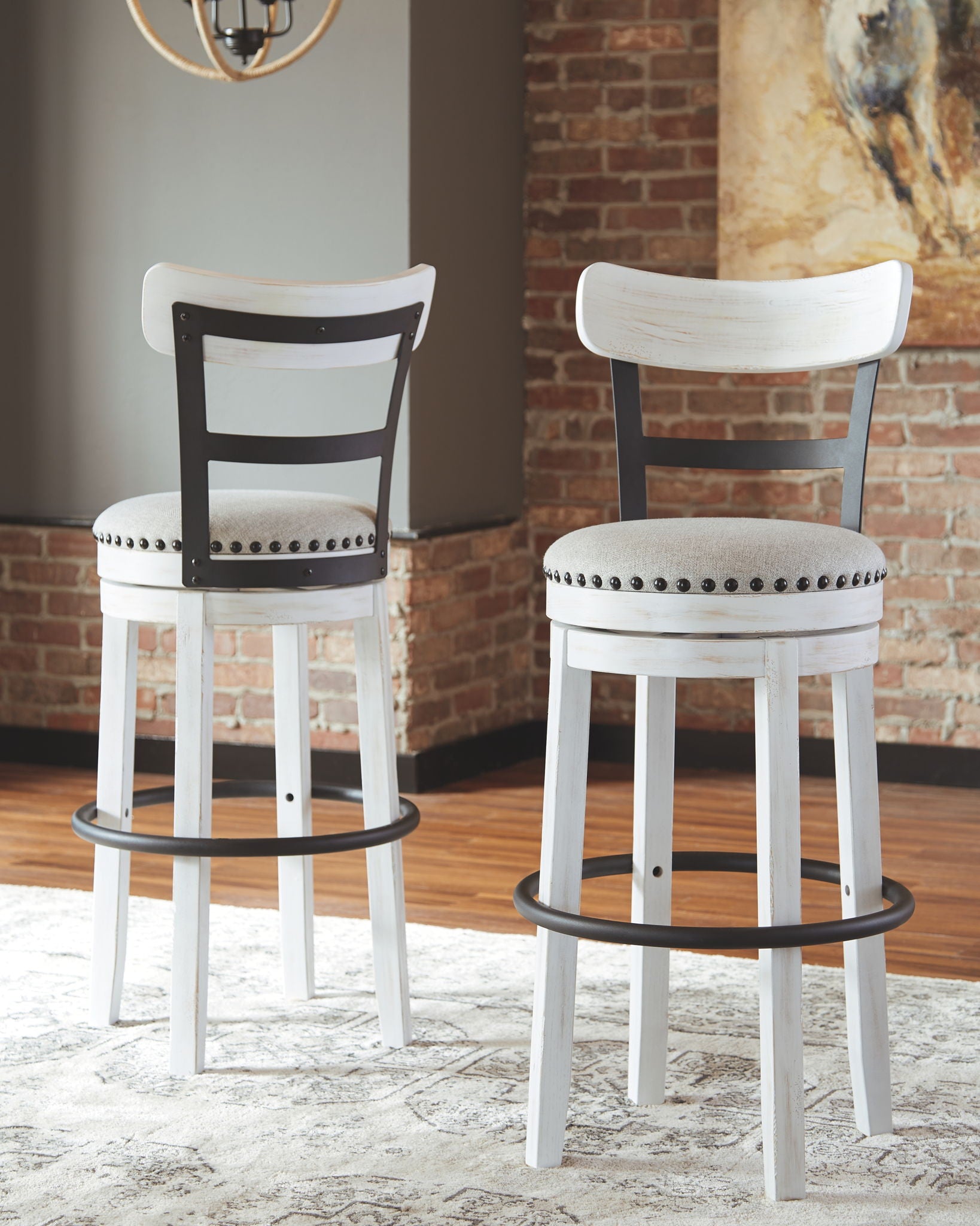 Valebeck - Tall Upholstered Swivel Barstool - Urban Living Furniture (Los Angeles, CA)