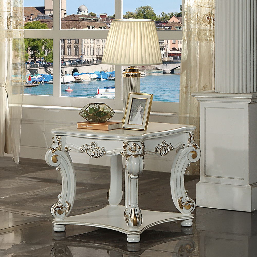 Vendome - 31" End Table - Antique Pearl - Urban Living Furniture (Los Angeles, CA)