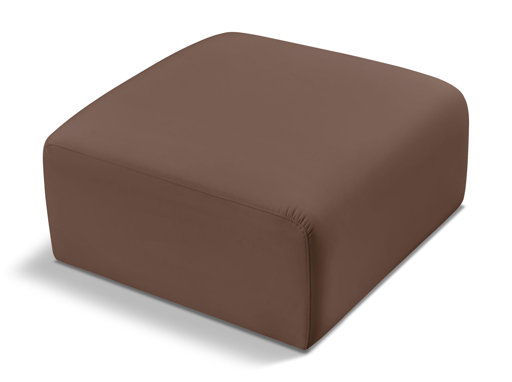 Arc - Faux Leather Ottoman - Urban Living Furniture (Los Angeles, CA)