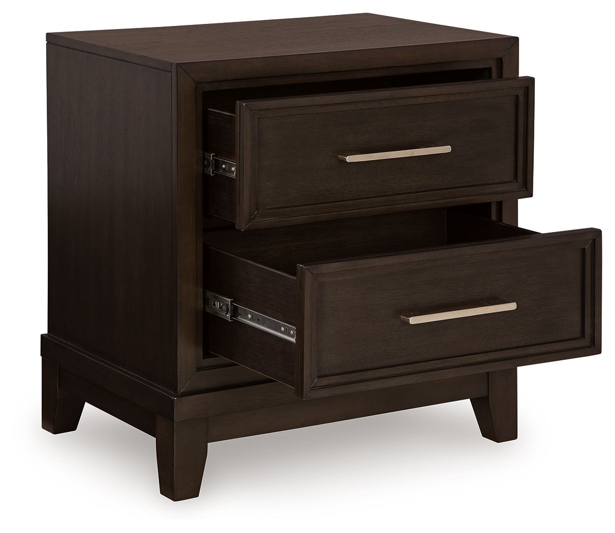 Neymorton - Dark Grayish Brown - Two Drawer Night Stand - Urban Living Furniture (Los Angeles, CA)