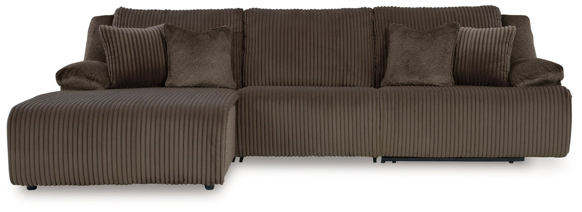 Top Tier - 3 Piece Reclining Sectional