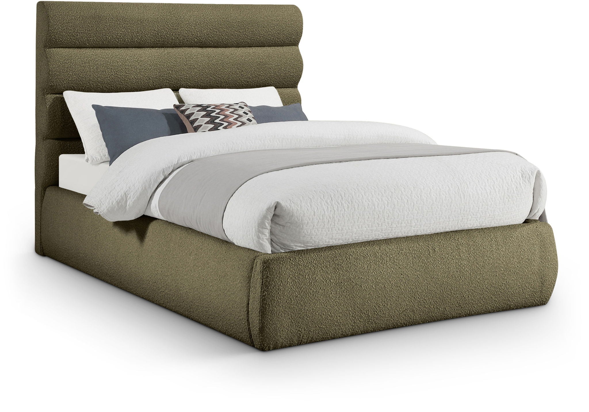 Adam - Boucle Fabric Bed With 52" Headboard - Urban Living Furniture (Los Angeles, CA)