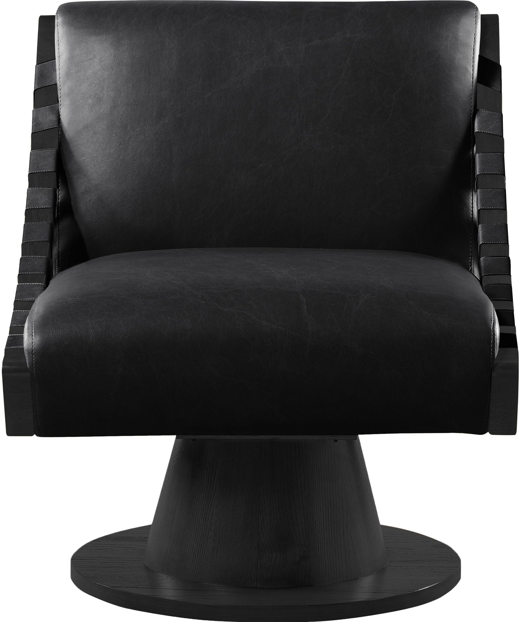 Millwin - Swivel Accent Chair With Black Base - Urban Living Furniture (Los Angeles, CA)