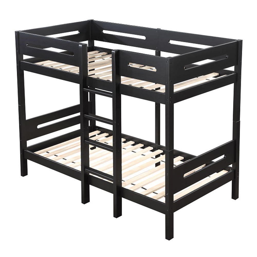 Ekko - Twin Over Twin Bunk Bed - Black - Urban Living Furniture (Los Angeles, CA)