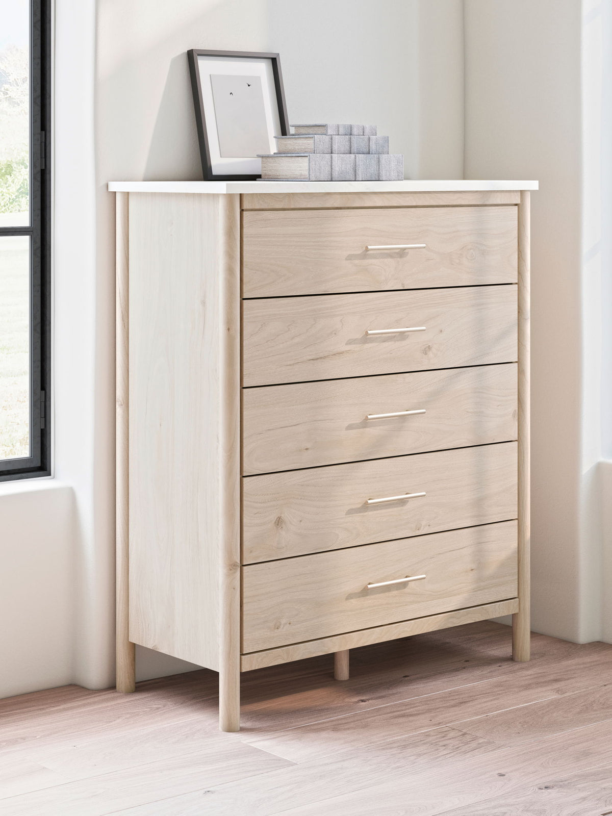 Cadmori - Five Drawer Wide Chest - Two-Tone - Urban Living Furniture (Los Angeles, CA)