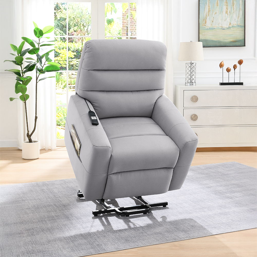 Freddie - Power Motion Recliner With Lift - Gray - Urban Living Furniture (Los Angeles, CA)