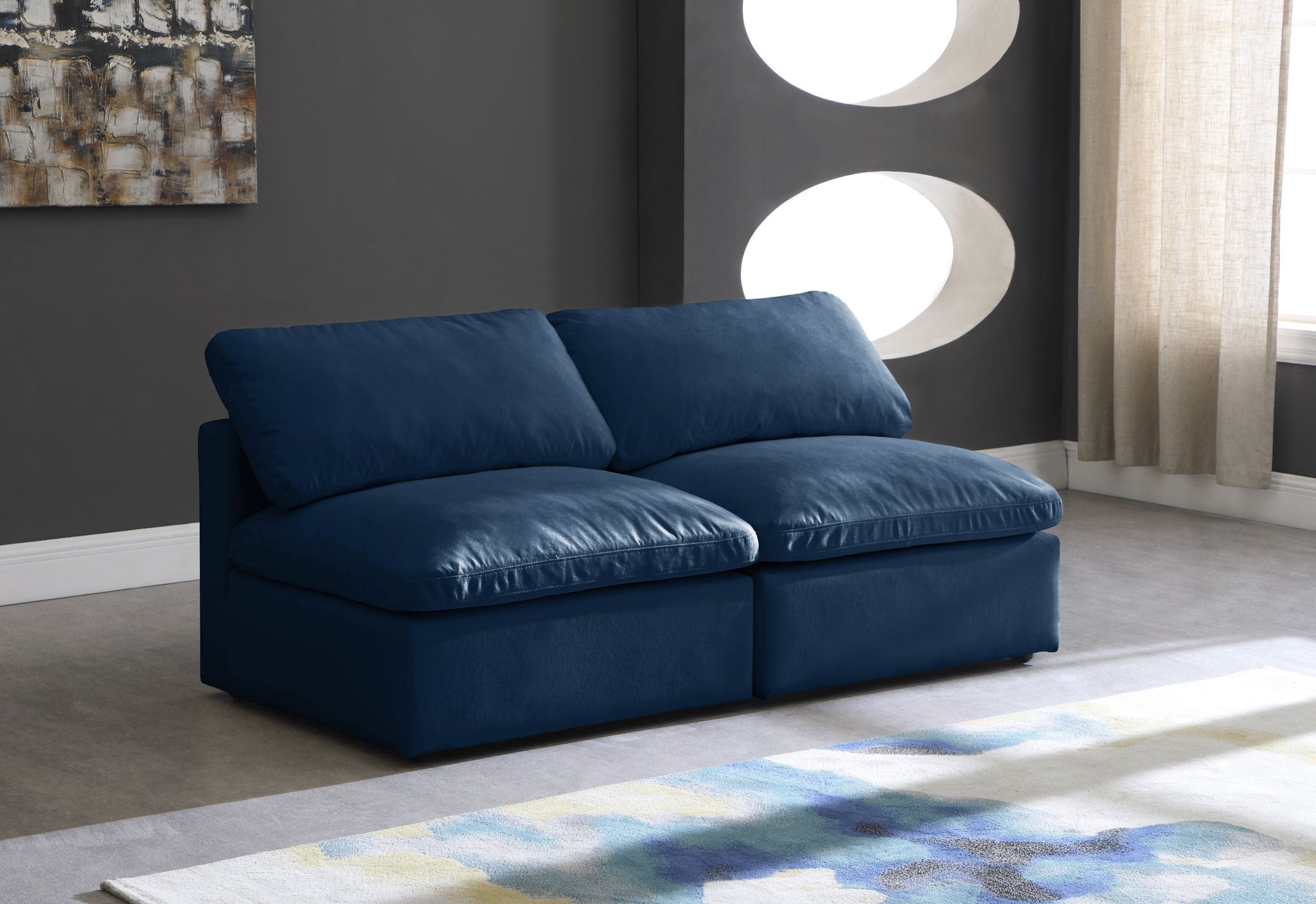 Plush - Modular Armless 2 Seat Sofa - Urban Living Furniture (Los Angeles, CA)