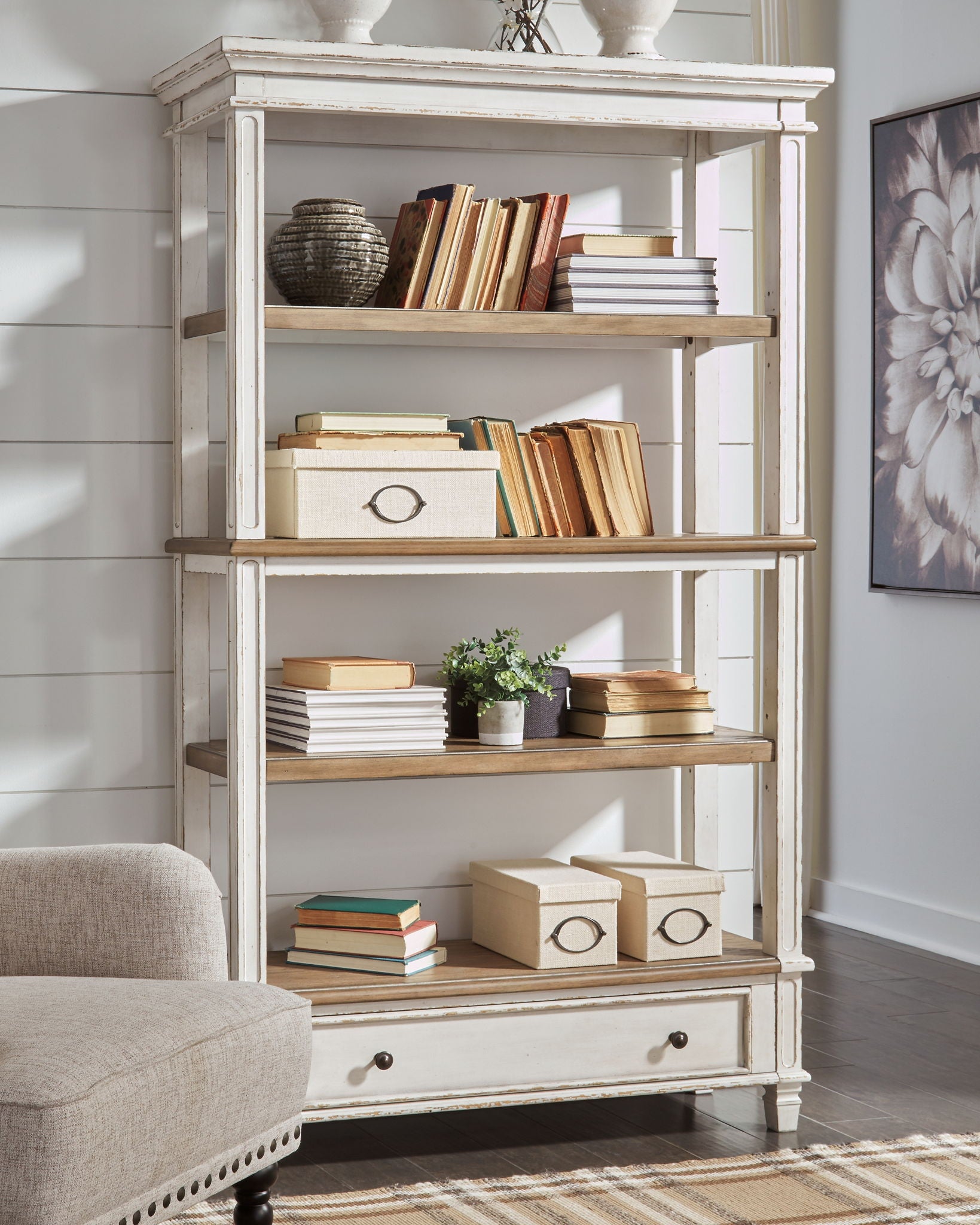 Realyn - Brown / White - Bookcase - Urban Living Furniture (Los Angeles, CA)