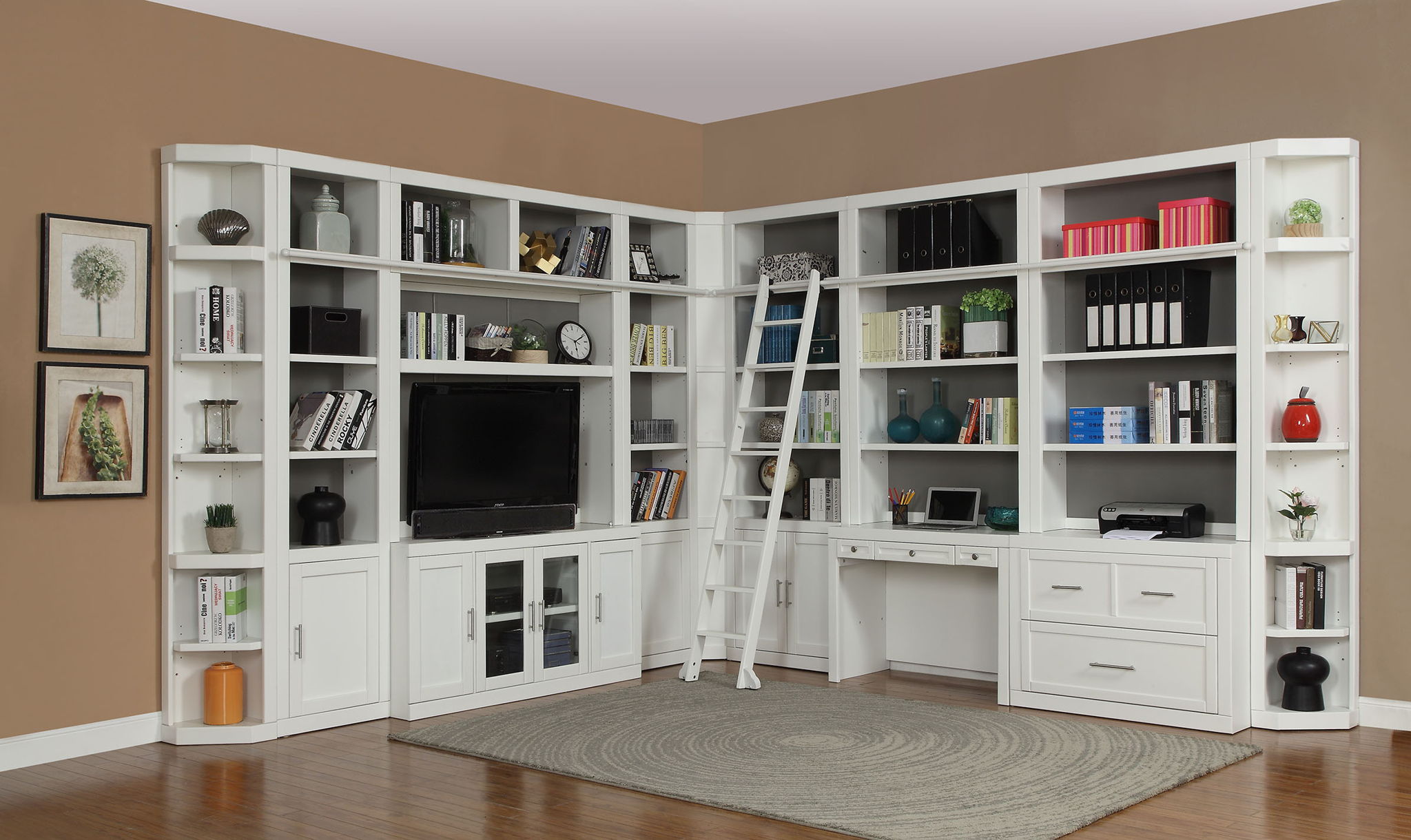 Catalina - Lateral File and Hutch - Cottage White - Urban Living Furniture (Los Angeles, CA)