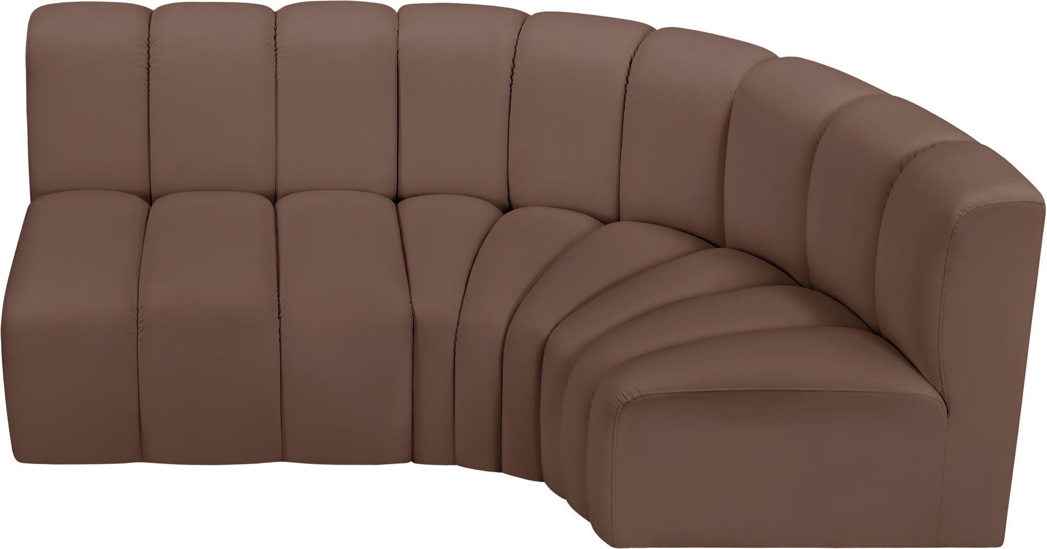 Arc - Faux Leather 3 Piece Sofa - Urban Living Furniture (Los Angeles, CA)