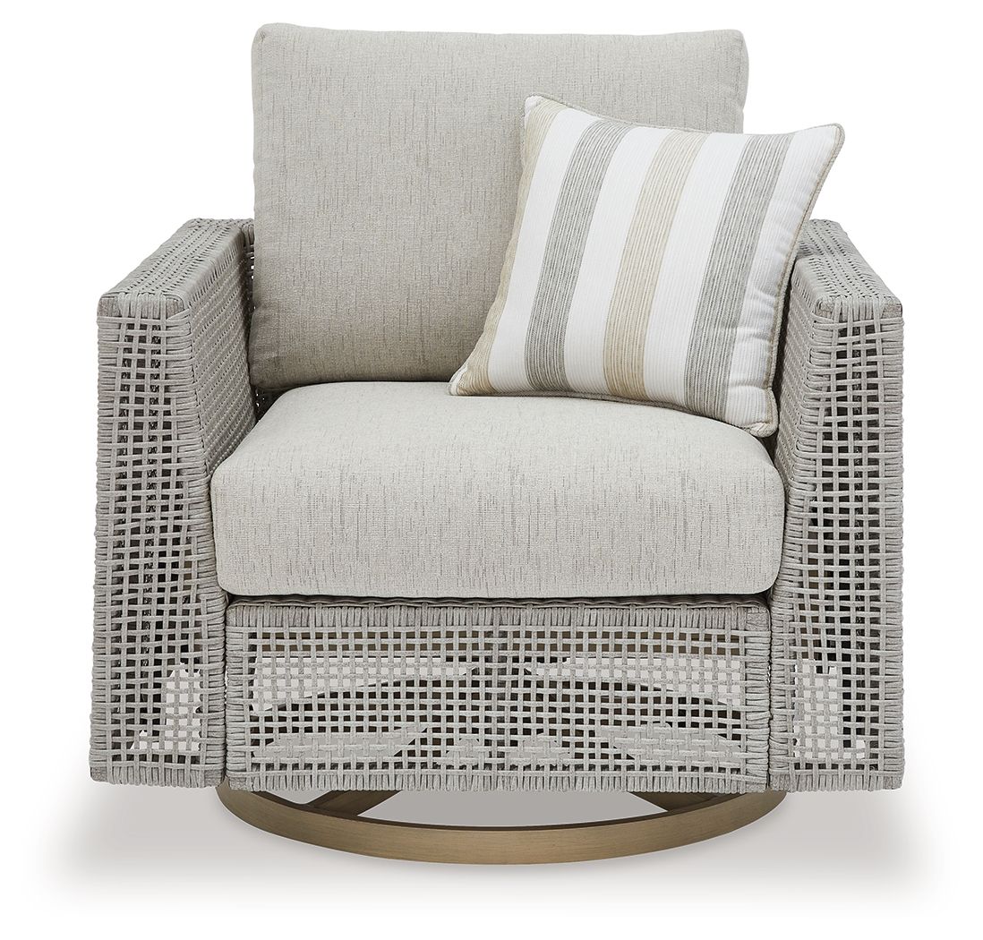 Seton Creek - Gray - Swivel Lounge With Cushion - Urban Living Furniture (Los Angeles, CA)