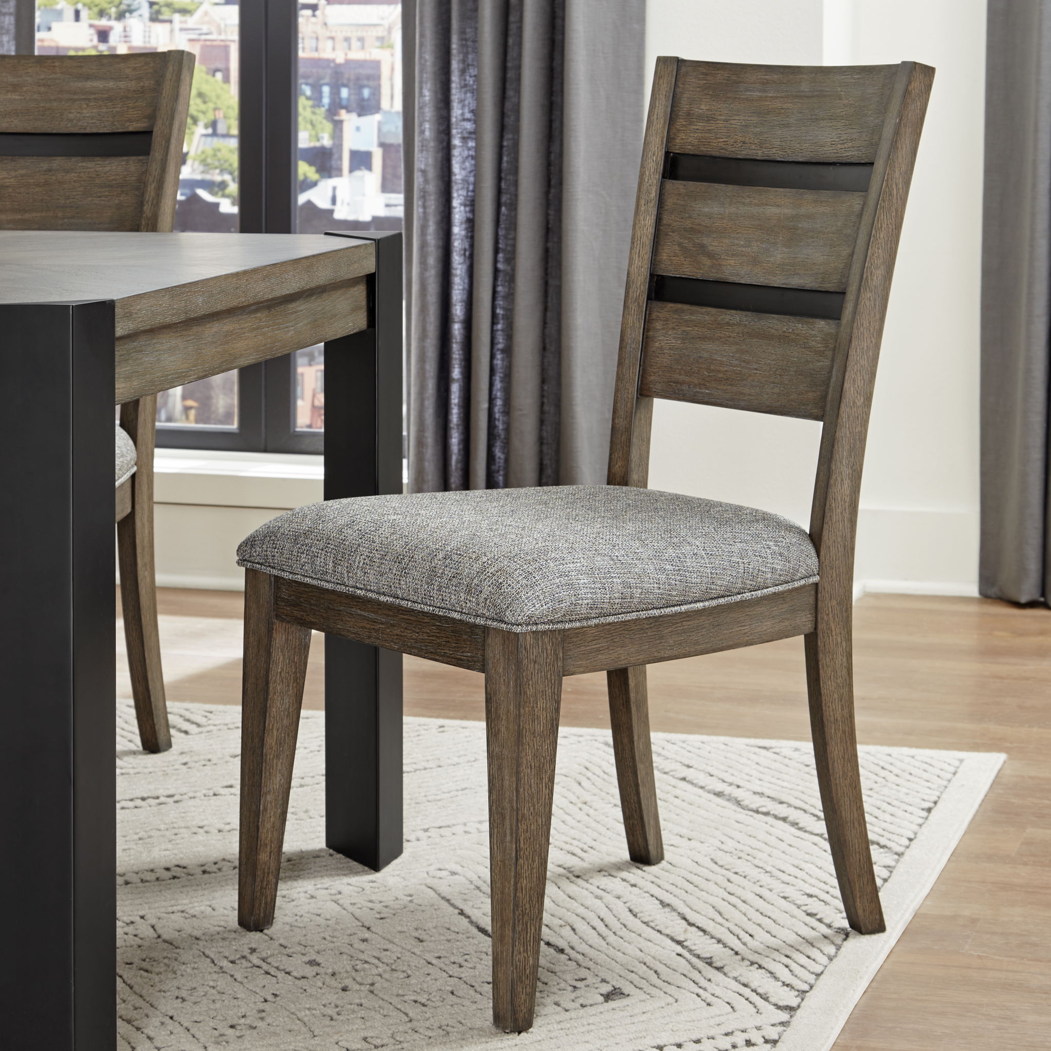 Cedar Fork - Dining Dining Chair (Set of 2) - Smoked Arabica - Urban Living Furniture (Los Angeles, CA)