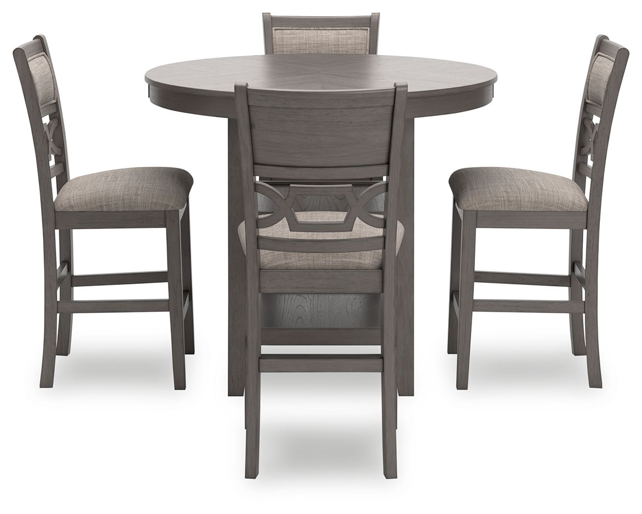 Wrenning - Gray - Drm Counter Table Set (Set of 5) - Urban Living Furniture (Los Angeles, CA)