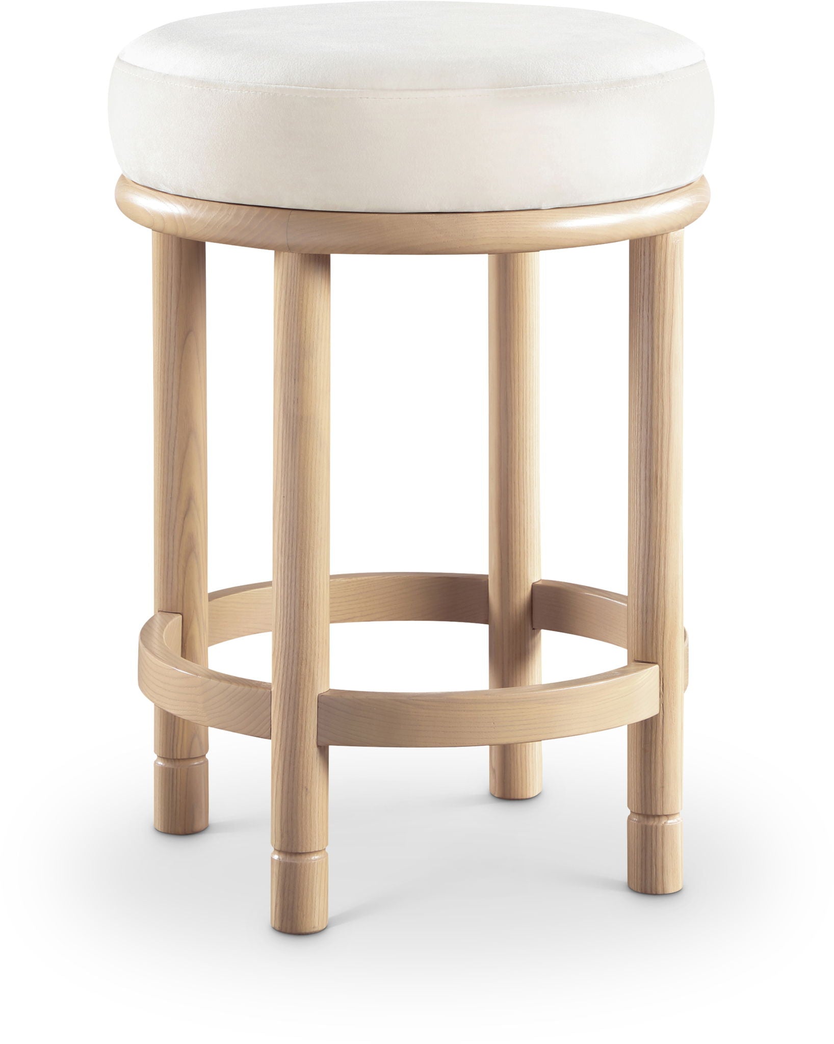 Monette - Counter Stool With Natural Base - Urban Living Furniture (Los Angeles, CA)