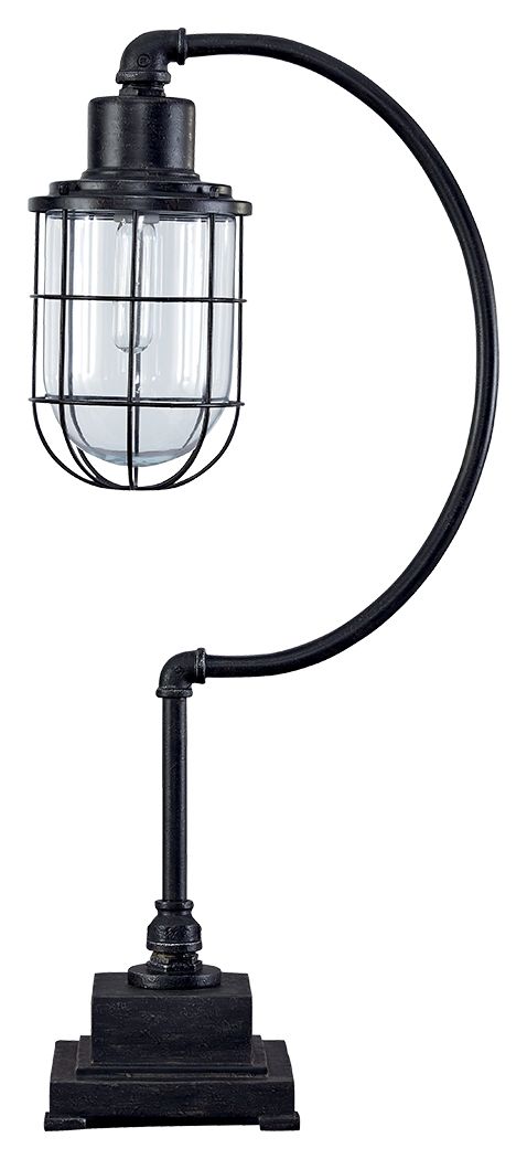 Jae - Antique Black - Metal Desk Lamp - Urban Living Furniture (Los Angeles, CA)