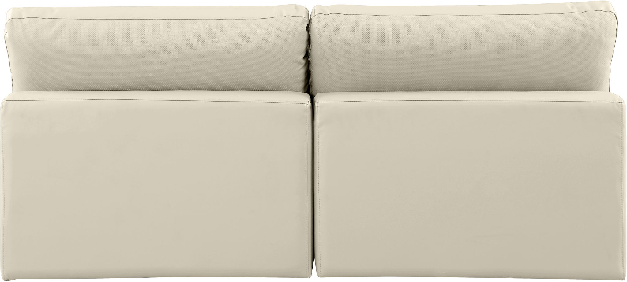 Comfy - Faux Leather Modular Armless Sofa 2 Seats - Urban Living Furniture (Los Angeles, CA)