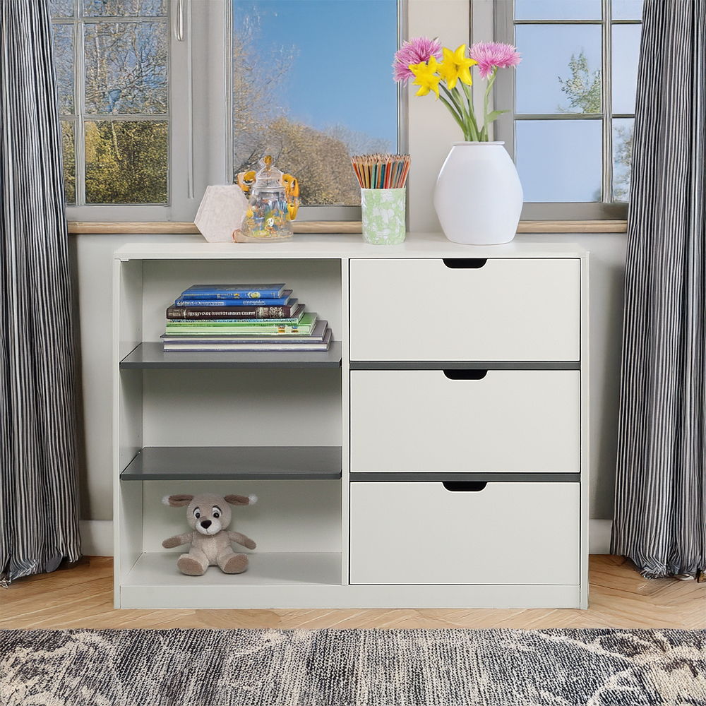 Ratana - Cabinet - Gray & White - Urban Living Furniture (Los Angeles, CA)