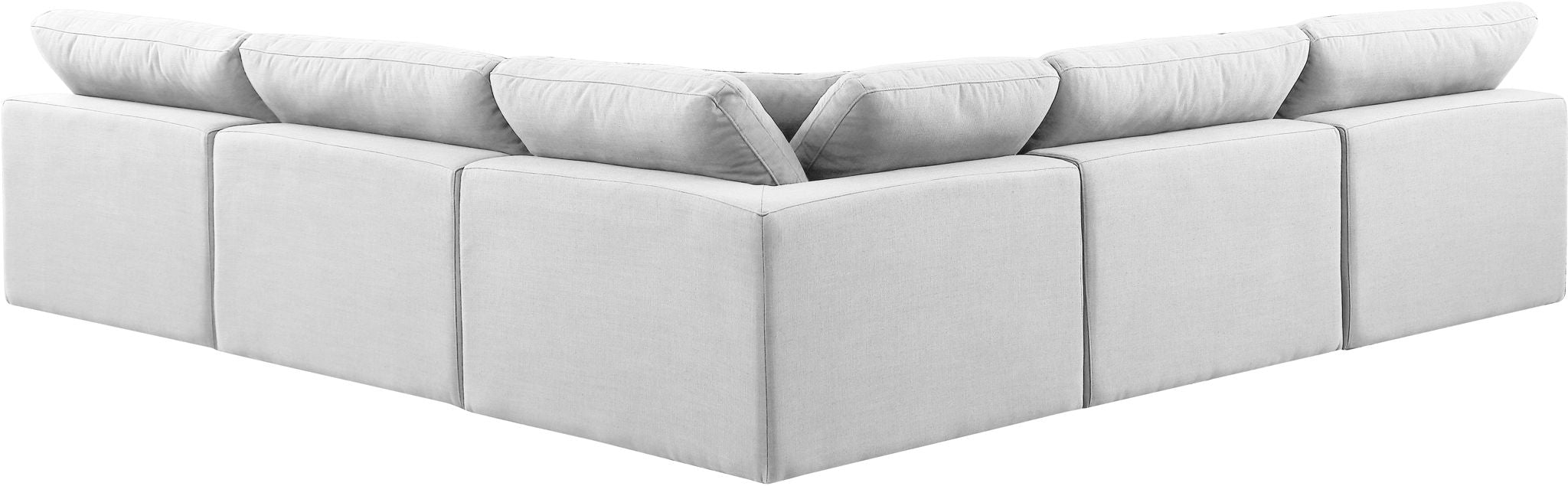 Comfy - 5 Piece Linen Modular Corner Armless Sectional - Urban Living Furniture (Los Angeles, CA)