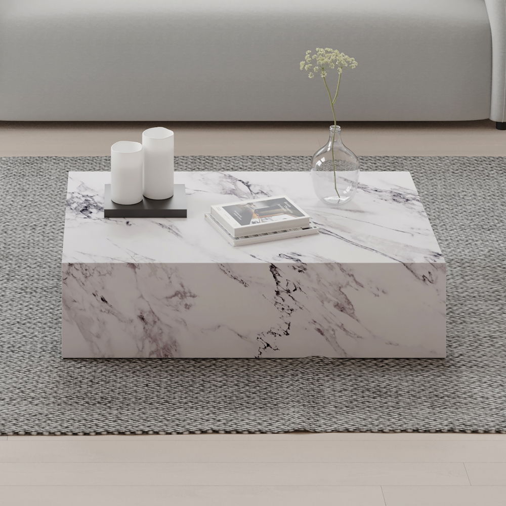 Fritzy - 48" Coffee Table - Engineered Stone - Urban Living Furniture (Los Angeles, CA)