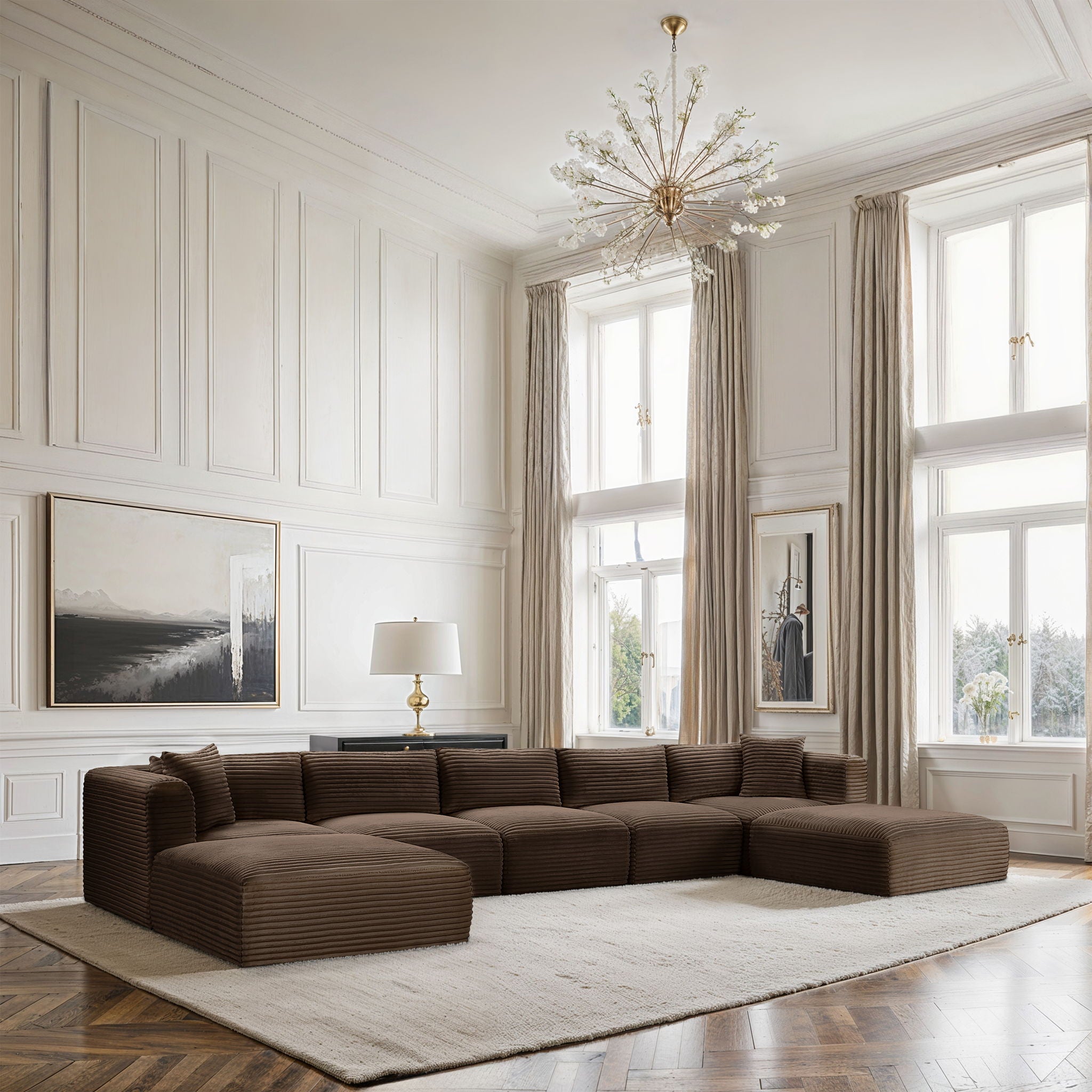 Shaggy - 7 Piece Modular Sectional With 2 Ottomans - Urban Living Furniture (Los Angeles, CA)