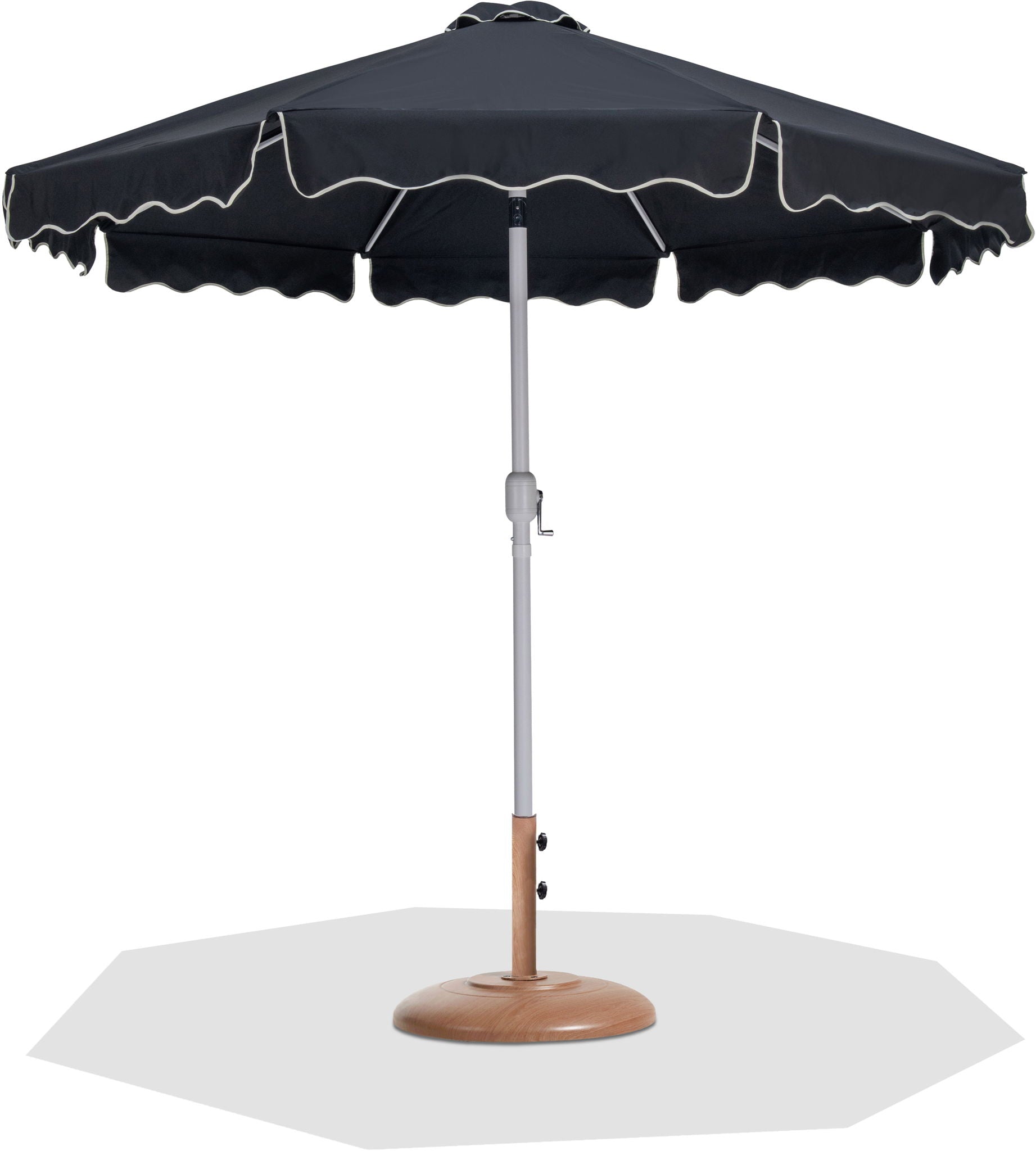 Amalfi - Patio Umbrella - Light Brown Base / White Pole - Urban Living Furniture (Los Angeles, CA)
