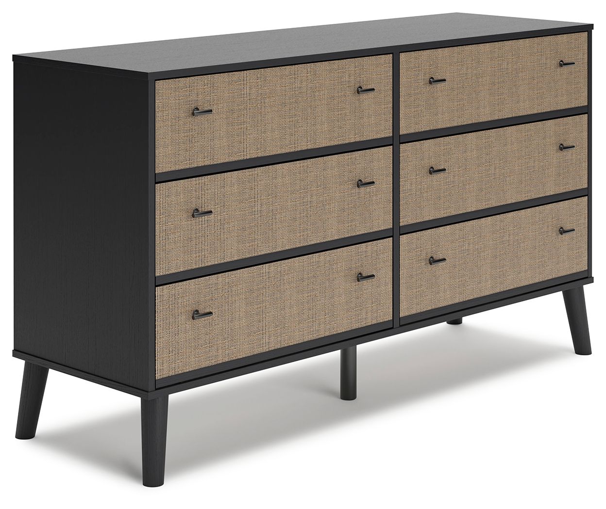 Charlang - Black / Gray - Six Drawer Dresser - Urban Living Furniture (Los Angeles, CA)