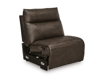 ModZ - Power Armless Recliner With Adjustable Headrest - Chocolate