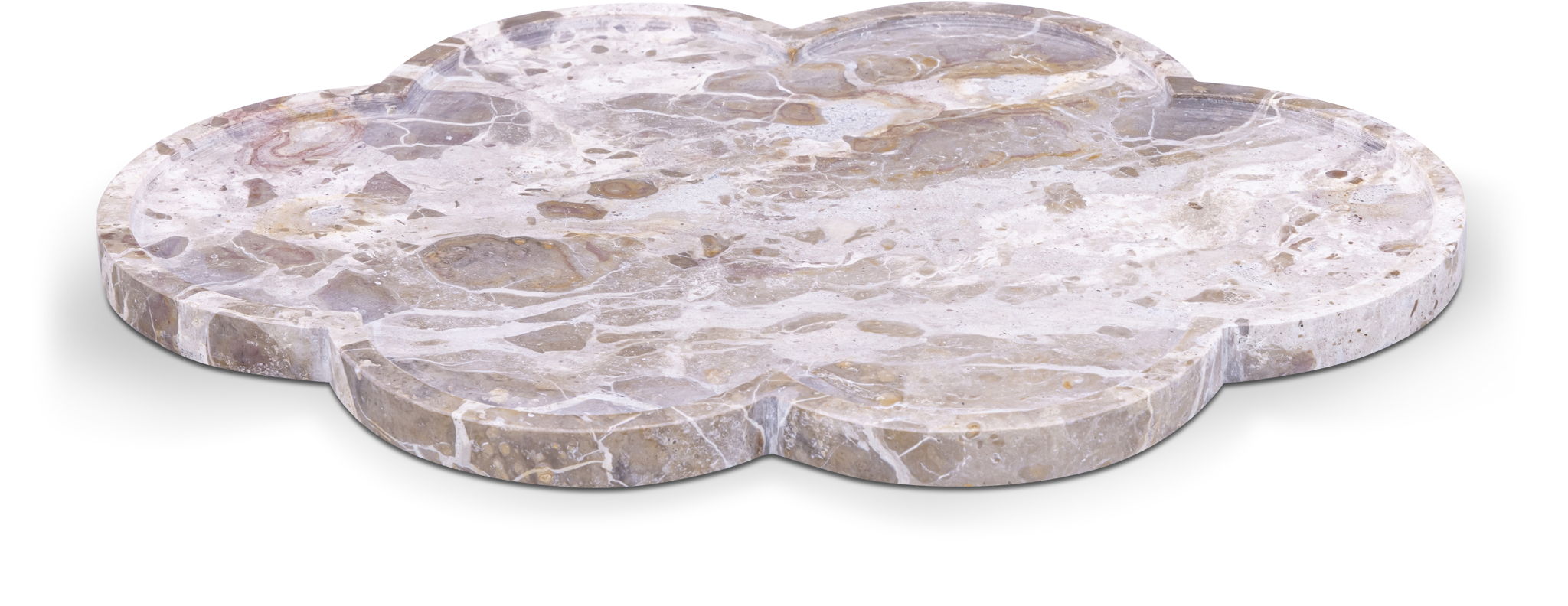 Rimini - Marble Clover Shaped Tray - Urban Living Furniture (Los Angeles, CA)
