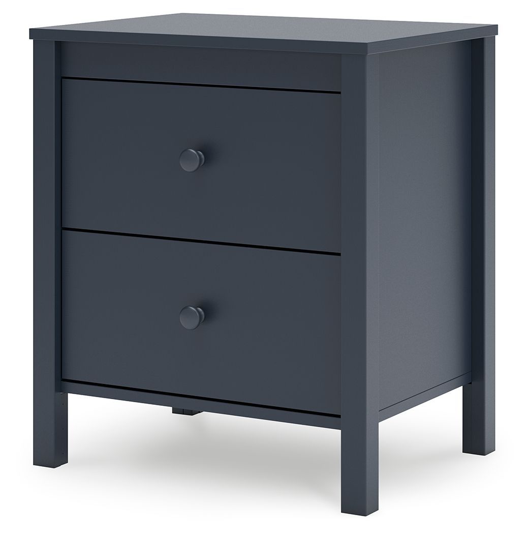 Simmenfort - Navy Blue - Two Drawer Night Stand - Urban Living Furniture (Los Angeles, CA)