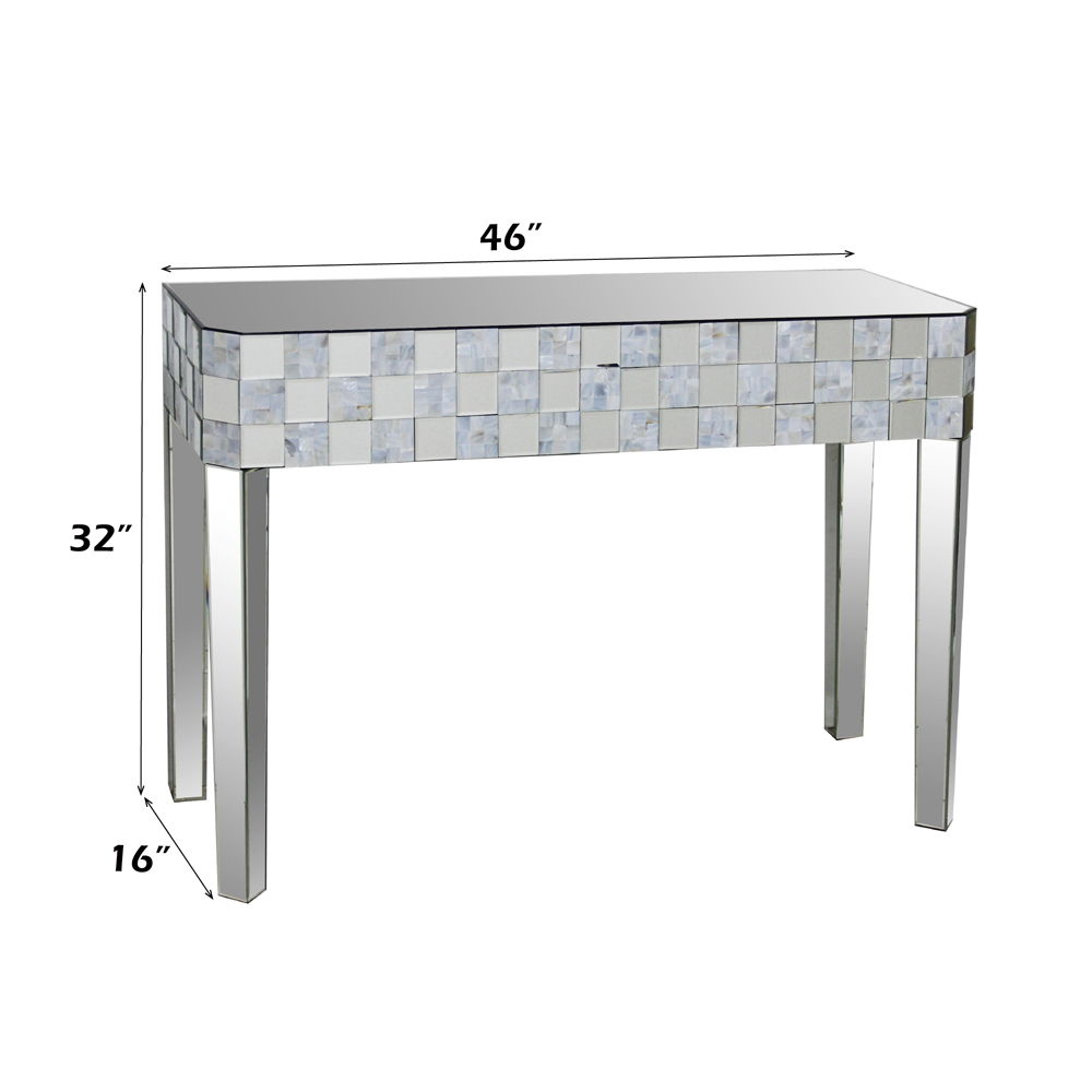 Nasa - Console Table - Mirrored & Mother of Pearl - Urban Living Furniture (Los Angeles, CA)