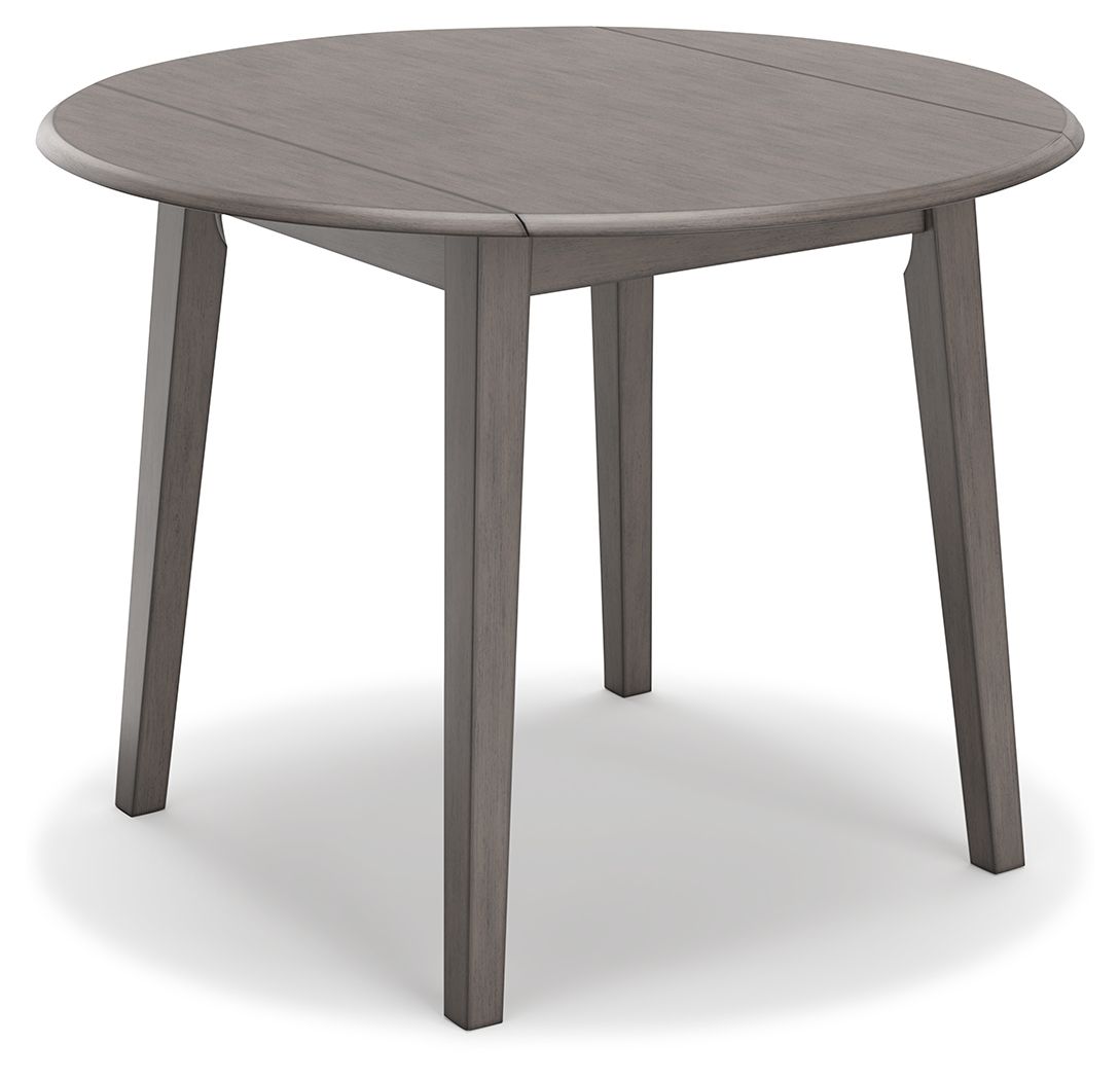 Shullden - Gray - Round Drm Drop Leaf Table - Urban Living Furniture (Los Angeles, CA)