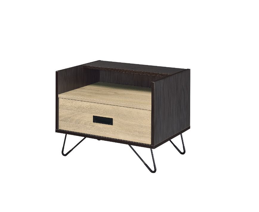 Melkree - Accent Table - Oak & Black - Urban Living Furniture (Los Angeles, CA)