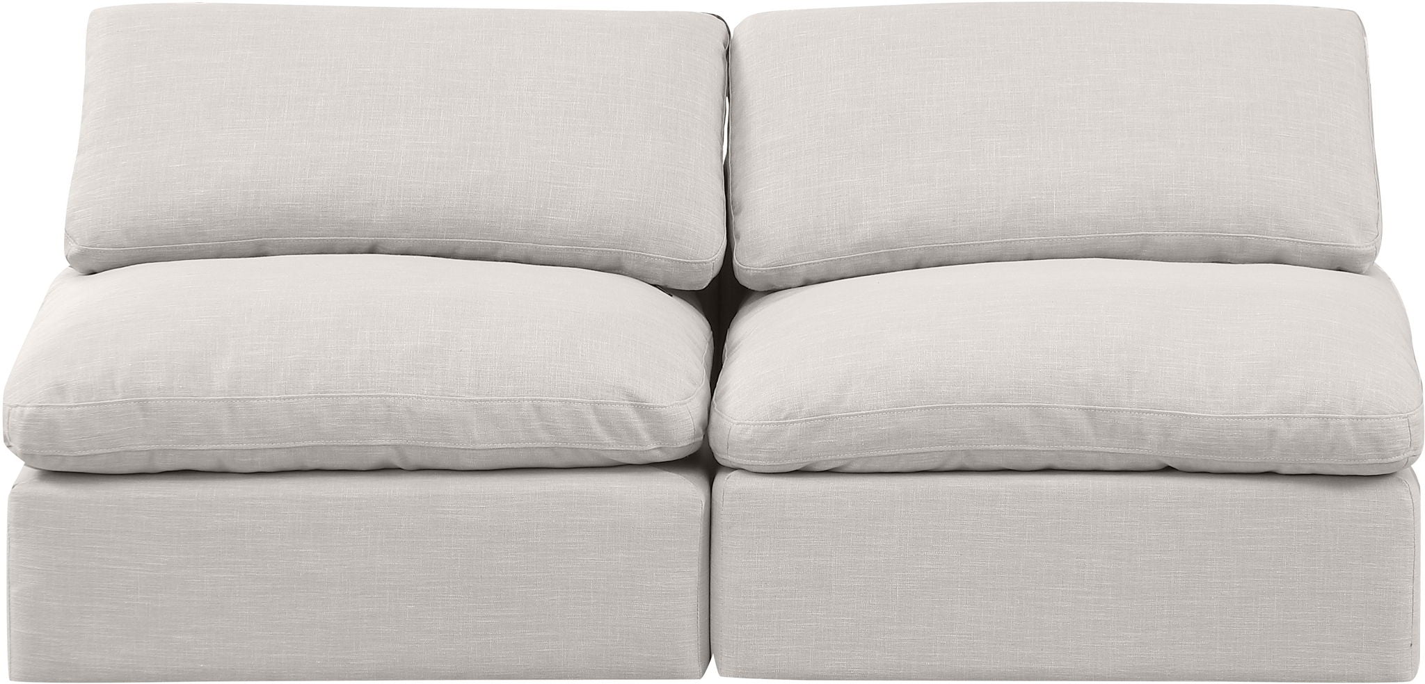 Indulge - Linen 2 Seat Modular Armless Sofa - Urban Living Furniture (Los Angeles, CA)
