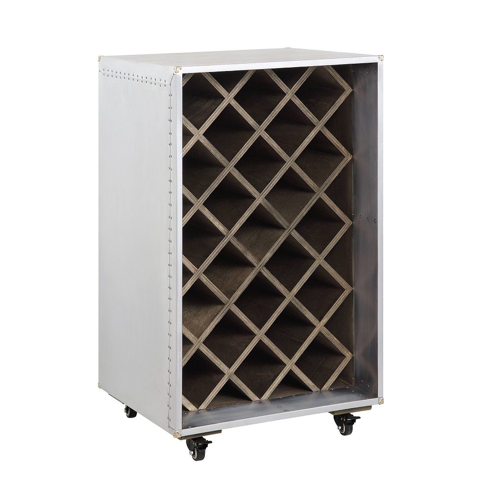 Raini - Wine Cabinet - Aluminum - Urban Living Furniture (Los Angeles, CA)