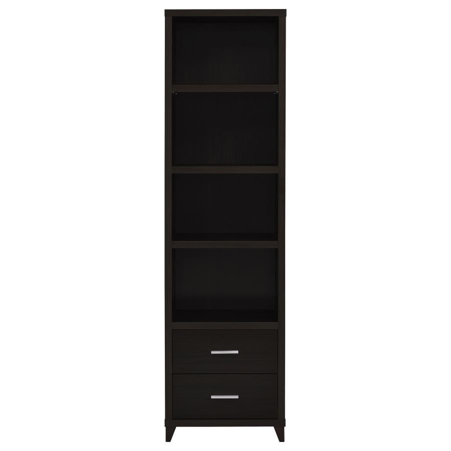 Lewes - 4-Shelf Engineered Wood Media Tower - Cappuccino - Urban Living Furniture (Los Angeles, CA)