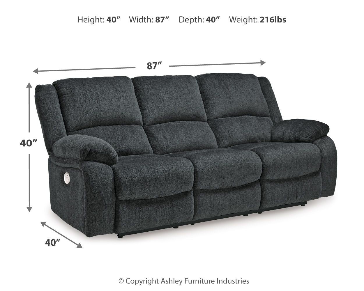 Draycoll - Reclining Sofa - Urban Living Furniture (Los Angeles, CA)